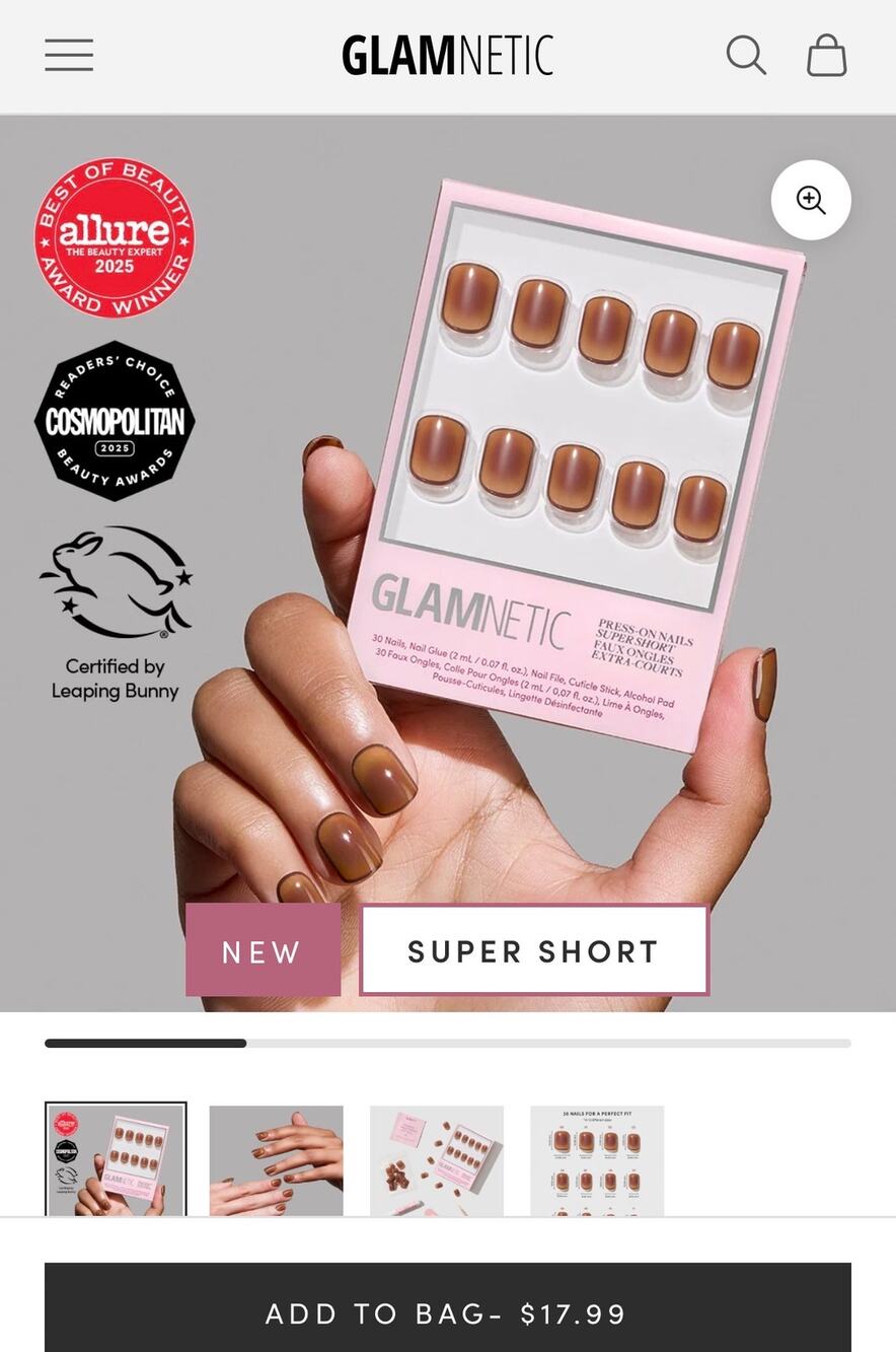 New Glamnetic Gems collection release - tiger eye